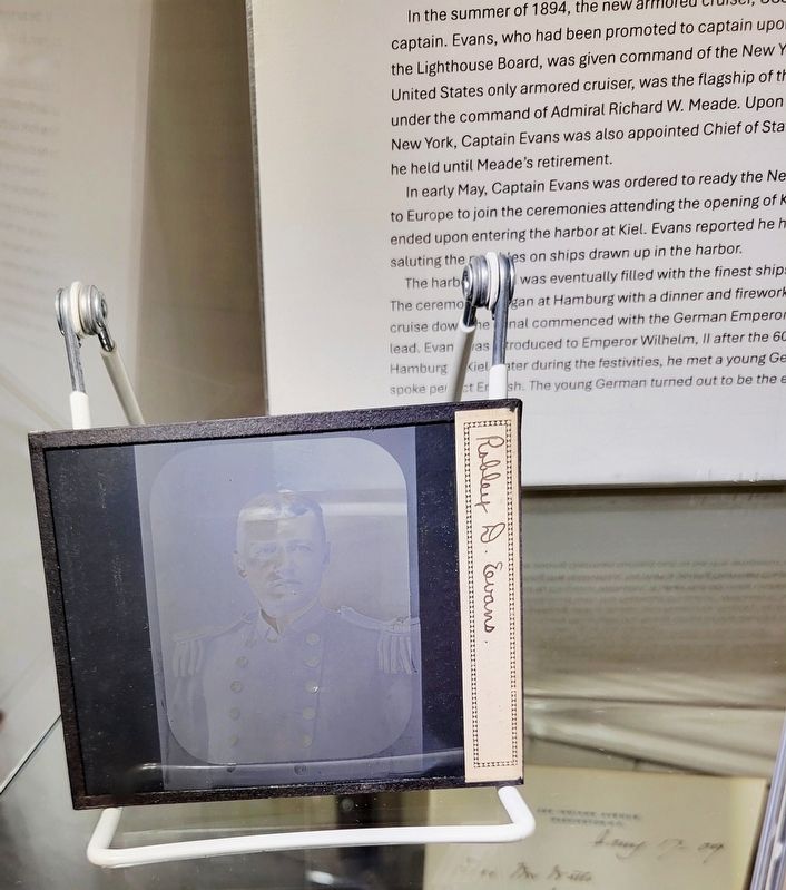 Commodore Robley Evans Exhibit. Click for full size. Commodore Robley Evans Exhibit image. Click for full size.