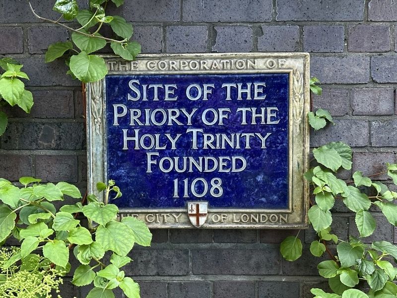 Holy Trinity Priory Marker image. Click for full size.