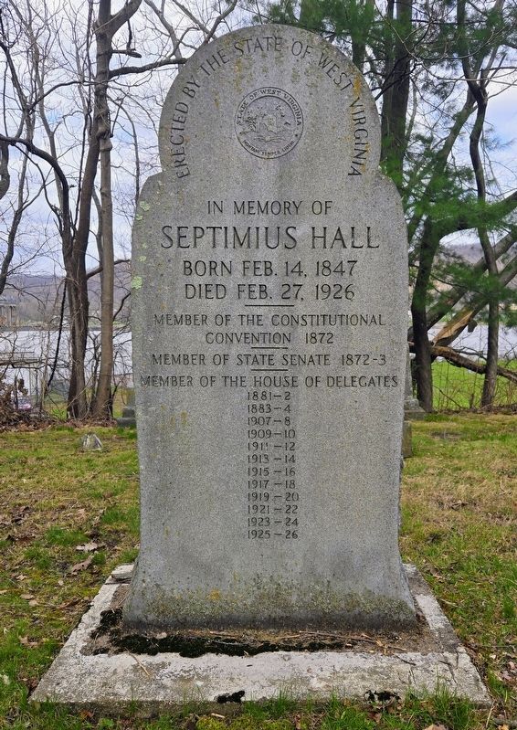 Septimius Hall Marker image. Click for full size.