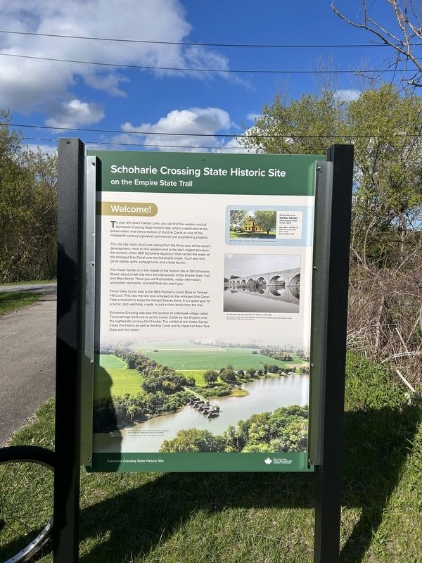 Schoharie Crossing State Historic Site Marker image. Click for full size.