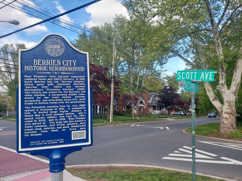 Berrien City Historic Neighborhood Marker. Click for full size. Berrien City Historic Neighborhood Marker image. Click for full size.