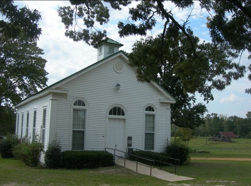 Arizona Methodist Church and Marker image. Click for full size.
