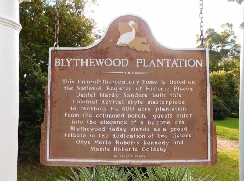 Blythewood Plantation Marker. Click for full size. Blythewood Plantation Marker image. Click for full size.