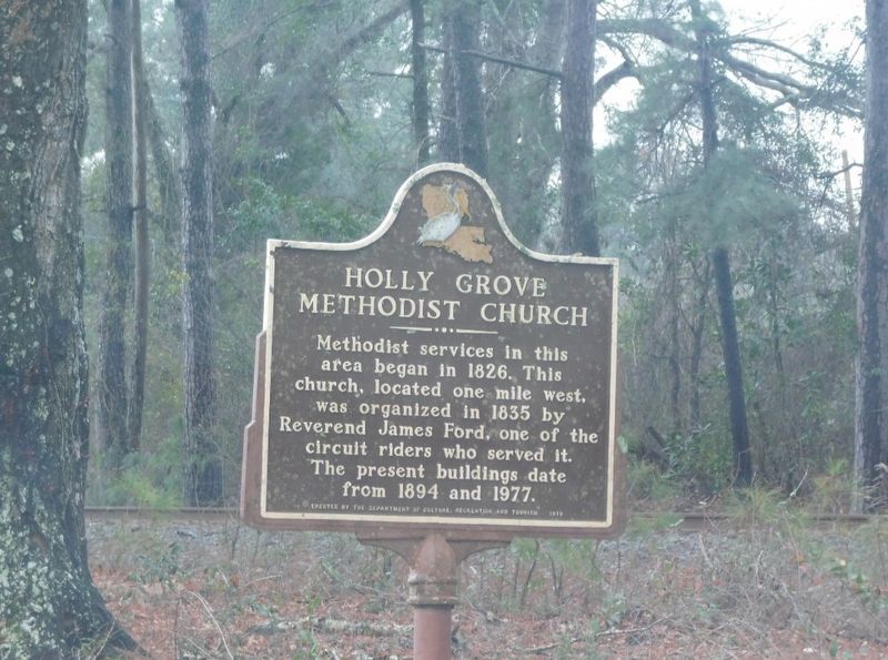 Holly Grove Methodist Church Marker. Click for full size. Holly Grove Methodist Church Marker image. Click for full size.