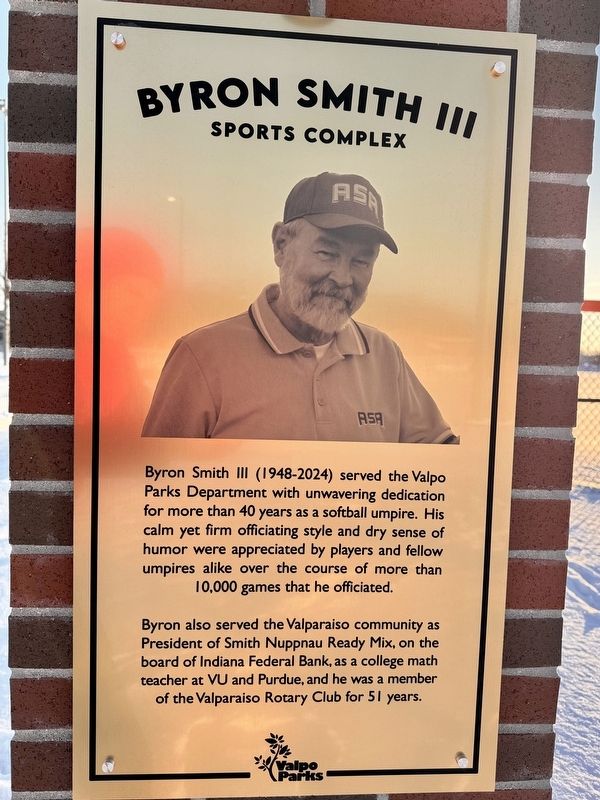 Byron Smith III Sports Complex Marker image. Click for full size.