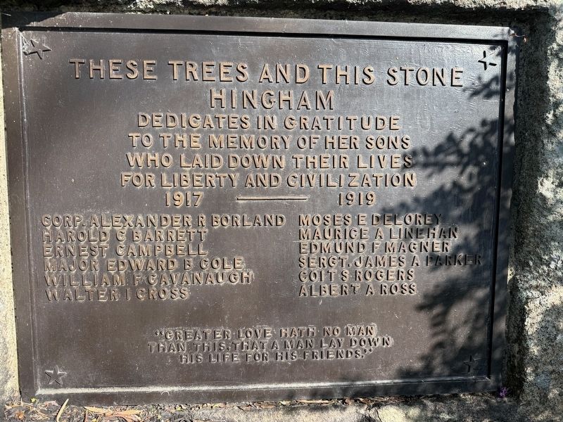 These Trees and This Stone Marker image. Click for full size.