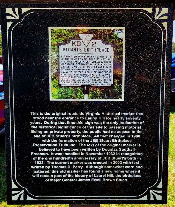 Stuart's Birthplace Marker Marker image. Click for full size.