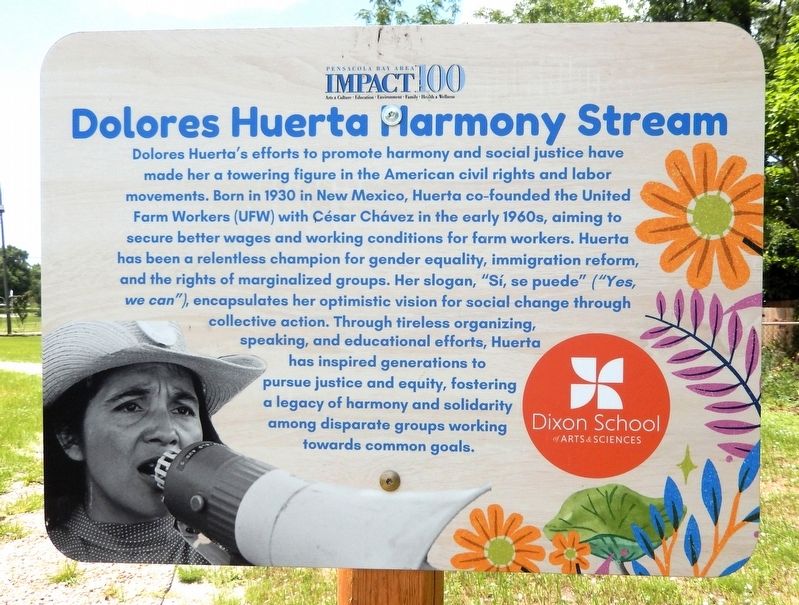 Dolores Huerta Harmony Stream Marker image. Click for full size.