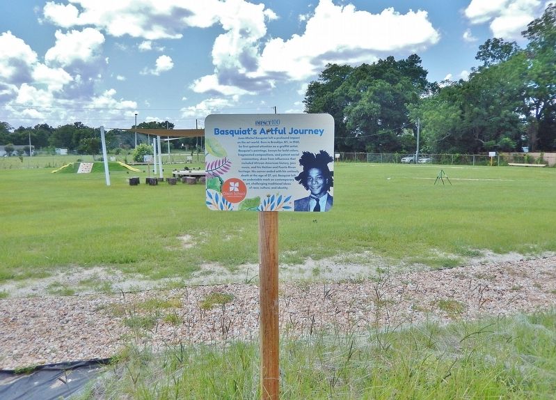 Basquiat's Artful Journey Marker. Click for full size. Basquiat's Artful Journey Marker image. Click for full size.
