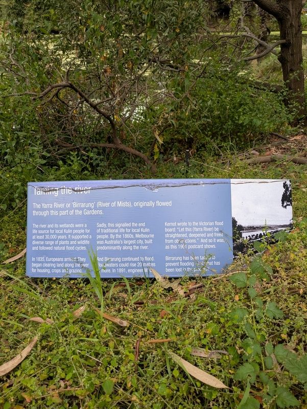 Taming the river Marker. Click for full size. Taming the river Marker image. Click for full size.