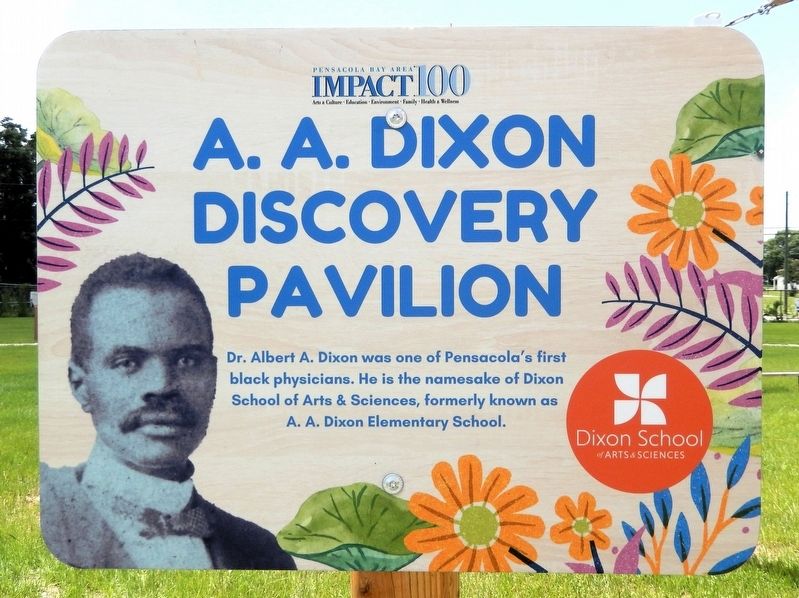 A. A. Dixon Discovery Pavilion Marker image. Click for full size.