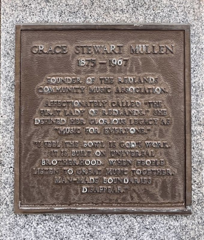 Grace Stewart Mullen Marker image. Click for full size.
