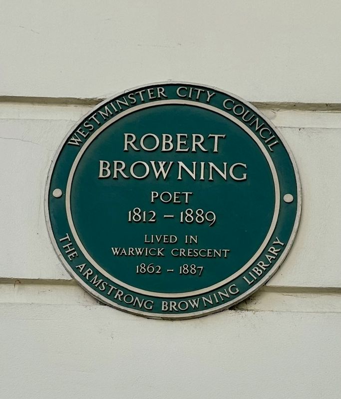 Robert Browning Marker image. Click for full size.