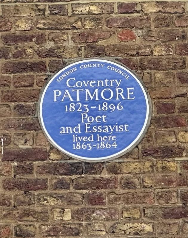 Coventry Patmore Marker. Click for full size. Coventry Patmore Marker image. Click for full size.