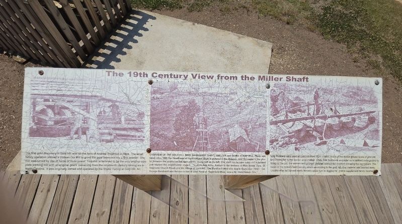 The 19th Century View from the Miller Shaft Marker image. Click for full size.