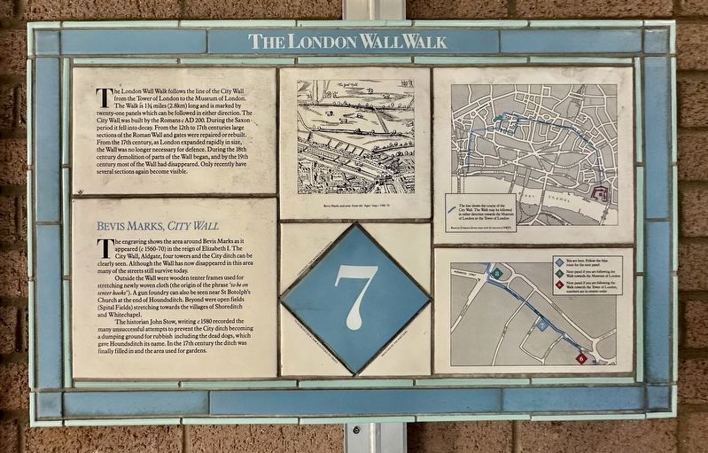 The London Wall Walk - 07 Marker image. Click for full size.
