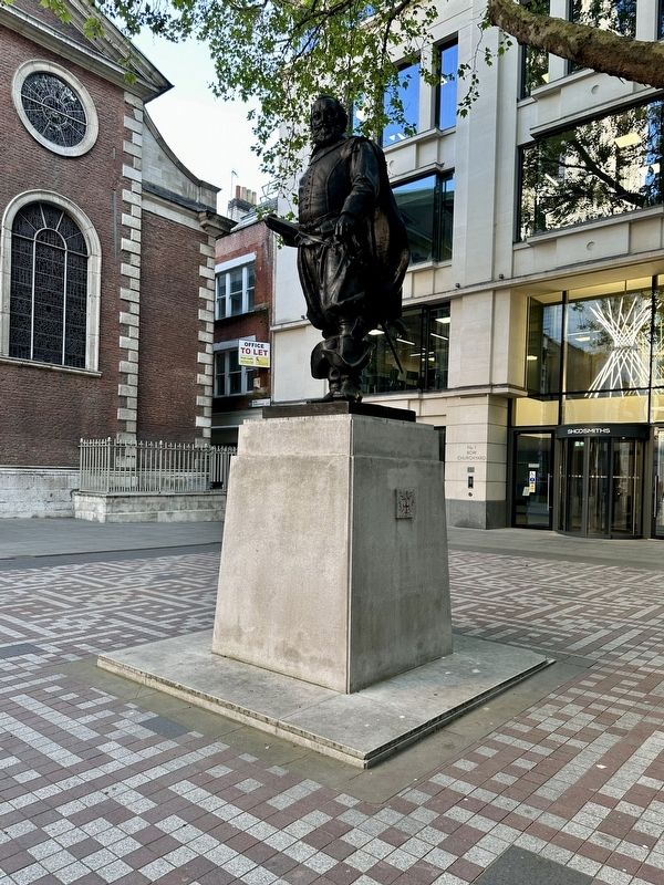 Captain John Smith statue and dedication. Click for full size. Captain John Smith statue and dedication image. Click for full size.
