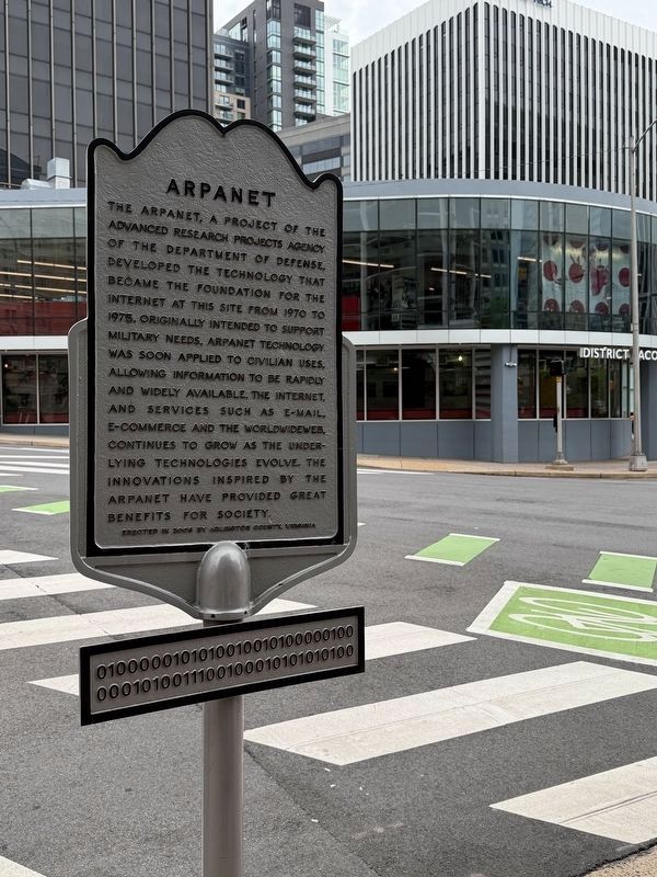 ARPANET Marker in its Setting. Click for full size. ARPANET Marker in its Setting image. Click for full size.