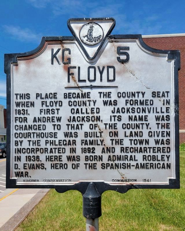 Floyd Marker (Facing North) image. Click for full size.