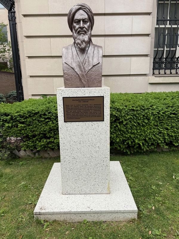 Abu Rayhan Muhammad Biruni Marker. Click for full size. Abu Rayhan Muhammad Biruni Marker image. Click for full size.