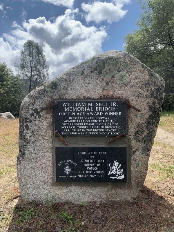 William Sell Jr. Memorial Bridge Marker. Click for full size. William Sell Jr. Memorial Bridge Marker image. Click for full size.