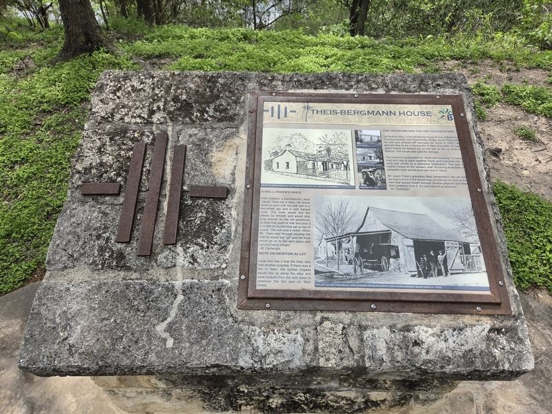 Theis-Bergmann House Marker image. Click for full size.