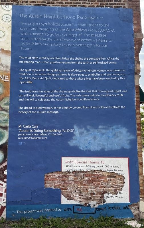 The Austin Neighborhood Renaissance Marker. Click for full size. The Austin Neighborhood Renaissance Marker image. Click for full size.