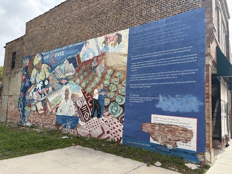 "Austin Is Doing Something (A.I.D.S.)" mural. Click for full size. "Austin Is Doing Something (A.I.D.S.)" mural image. Click for full size.