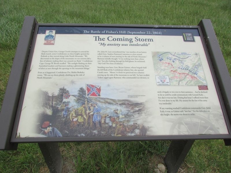 The Coming Storm Marker image. Click for full size.