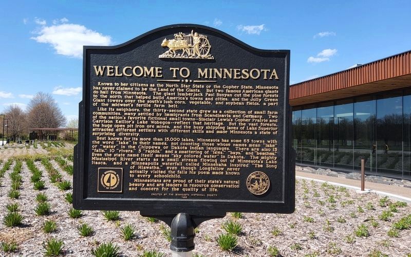 Welcome to Minnesota Marker Side. Click for full size. Welcome to Minnesota Marker Side image. Click for full size.