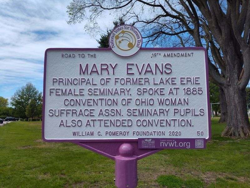 Mary Evans Marker. Click for full size. Mary Evans Marker image. Click for full size.