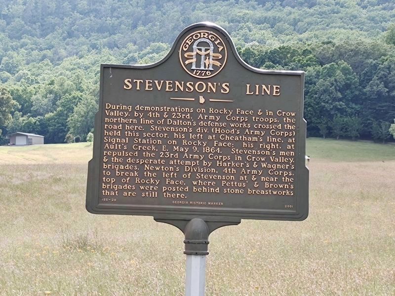 Stevenson's Line Marker (relocated). Click for full size. Stevenson's Line Marker (relocated) image. Click for full size.
