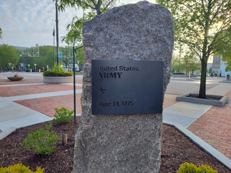 Veterans Memorial Grove Marker image. Click for full size.