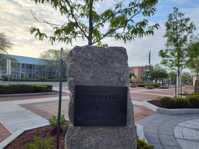 Veterans Memorial Grove Marker image. Click for full size.