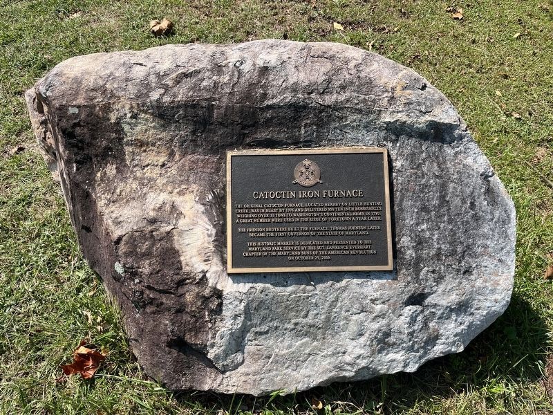 Catoctin Iron Furnace Marker. Click for full size. Catoctin Iron Furnace Marker image. Click for full size.