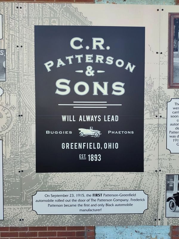 The C.R. Patterson & Sons Story Marker image. Click for full size.