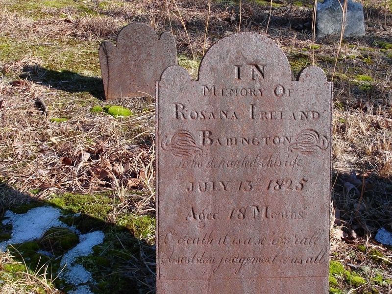 Bog Iron Grave Markers. Click for full size. Bog Iron Grave Markers image. Click for full size.
