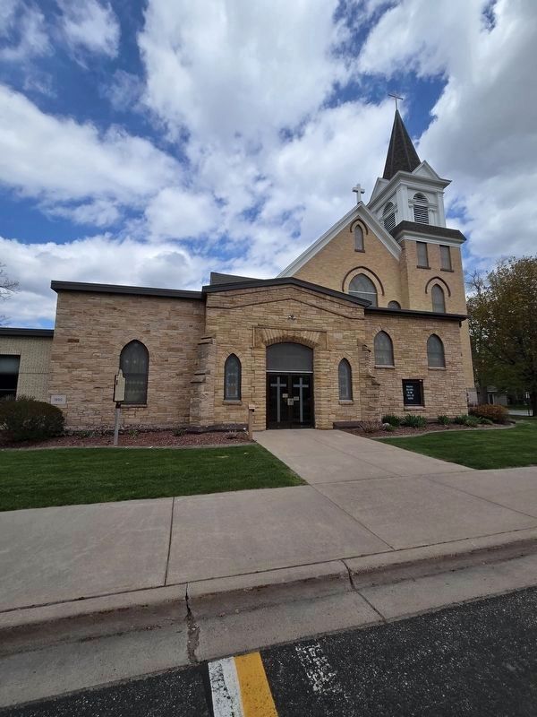 Serving to The "Glory of God" Marker and Our Savior Lutheran Church. Click for full size. Serving to The "Glory of God" Marker and Our Savior Lutheran Church image. Click for full size.