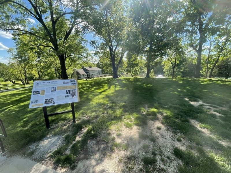 Fort Zumwalt Park Marker. Click for full size. Fort Zumwalt Park Marker image. Click for full size.