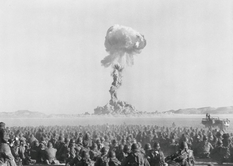Nevada Test Site - 1951. Click for full size. Nevada Test Site - 1951 image. Click for full size.