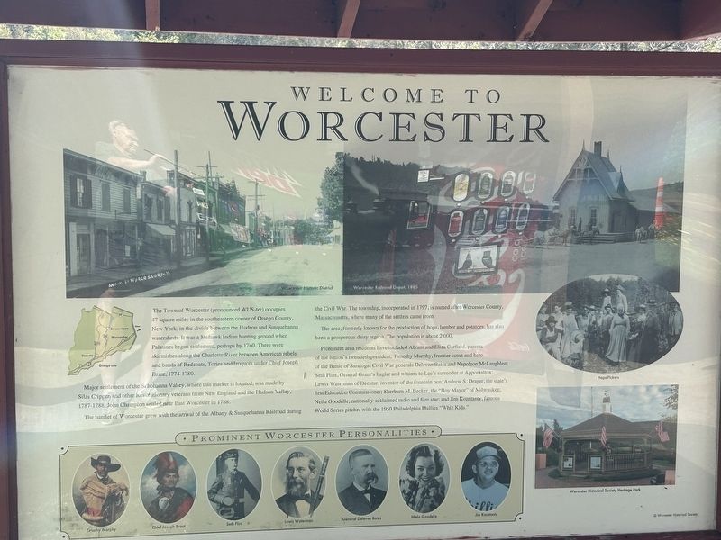 Welcome to Worcester Marker. Click for full size. Welcome to Worcester Marker image. Click for full size.