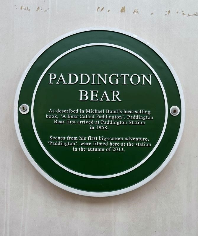 Paddington Bear Marker image. Click for full size.