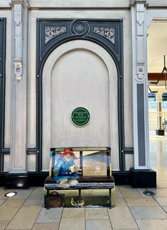 Paddington Bear Marker - wide view image. Click for full size.
