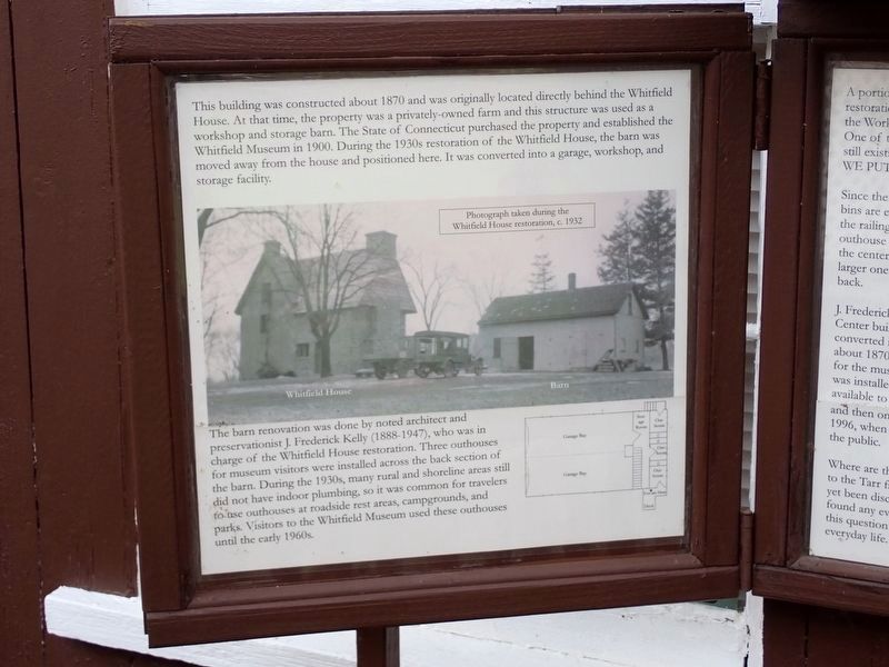 Outhouse Exhibit Marker. Click for full size. Outhouse Exhibit Marker image. Click for full size.