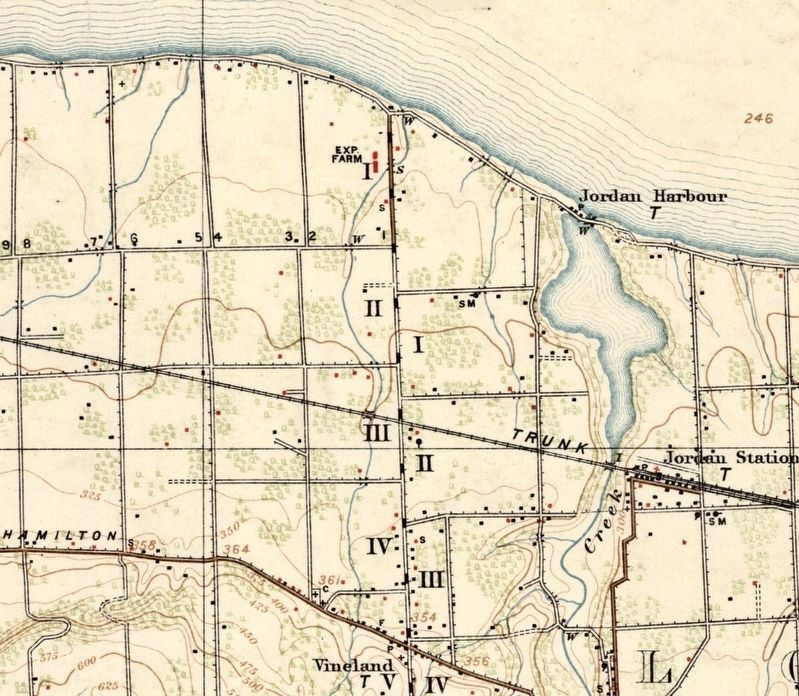 The Experimental Farm (top centre), 1915 topographical map. Click for full size. The Experimental Farm (top centre), 1915 topographical map image. Click for full size.
