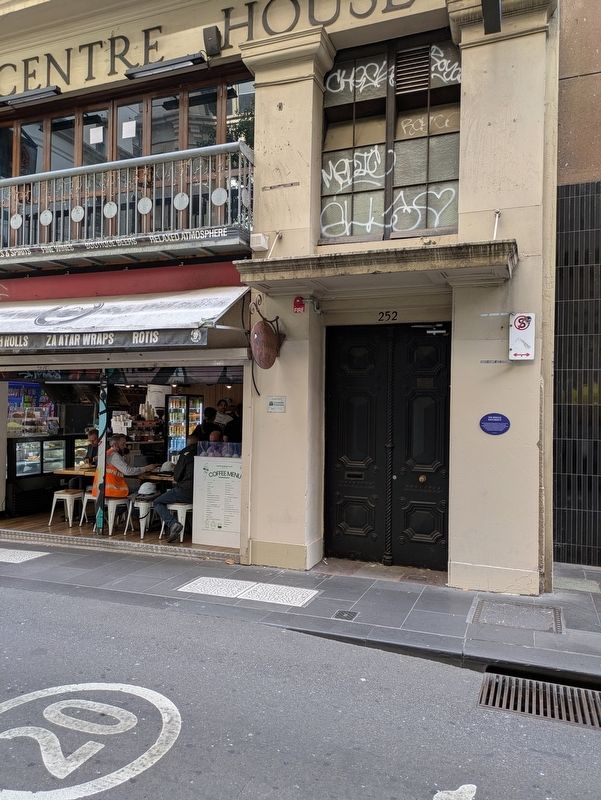 The Marker at 252 Flinders Street. Click for full size. The Marker at 252 Flinders Street image. Click for full size.