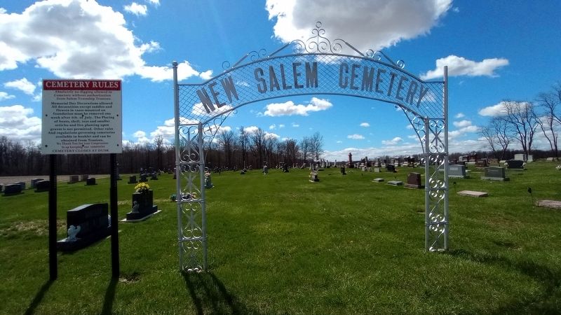 New Salem Cemetery (Before the marker) image. Click for full size.