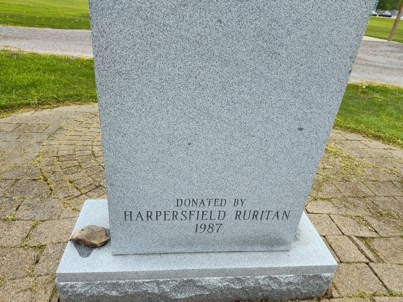 Harpersfield Township Veterans Memorial. Click for full size. Harpersfield Township Veterans Memorial image. Click for full size.