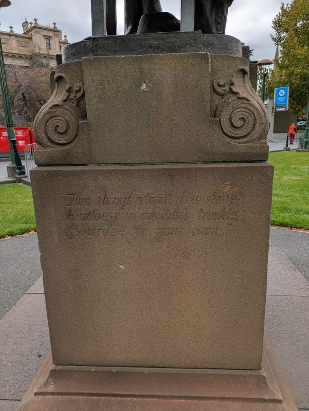 The Inscription on the Left. Click for full size. The Inscription on the Left image. Click for full size.