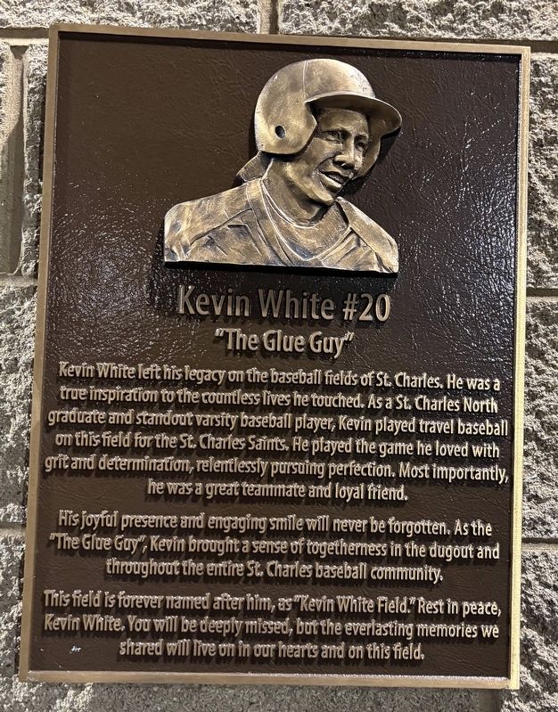 Kevin White Marker. Click for full size. Kevin White Marker image. Click for full size.